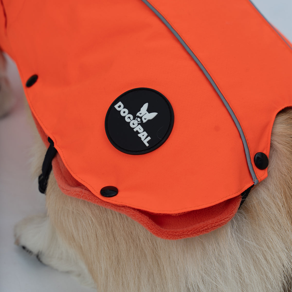 DOGOPAL All-Season Dog Coat with Removable Fleece - – Waterproof Dog Raincoat for Small & Large Dogs