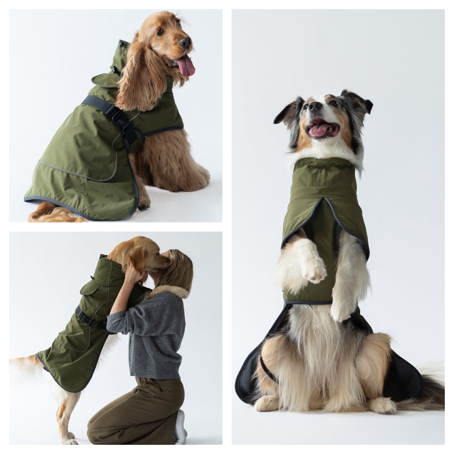 DOGOPAL Waterproof Dog Coat for Cold Weather, for Small, Medium, and Large Dogs - Windproof Breathable