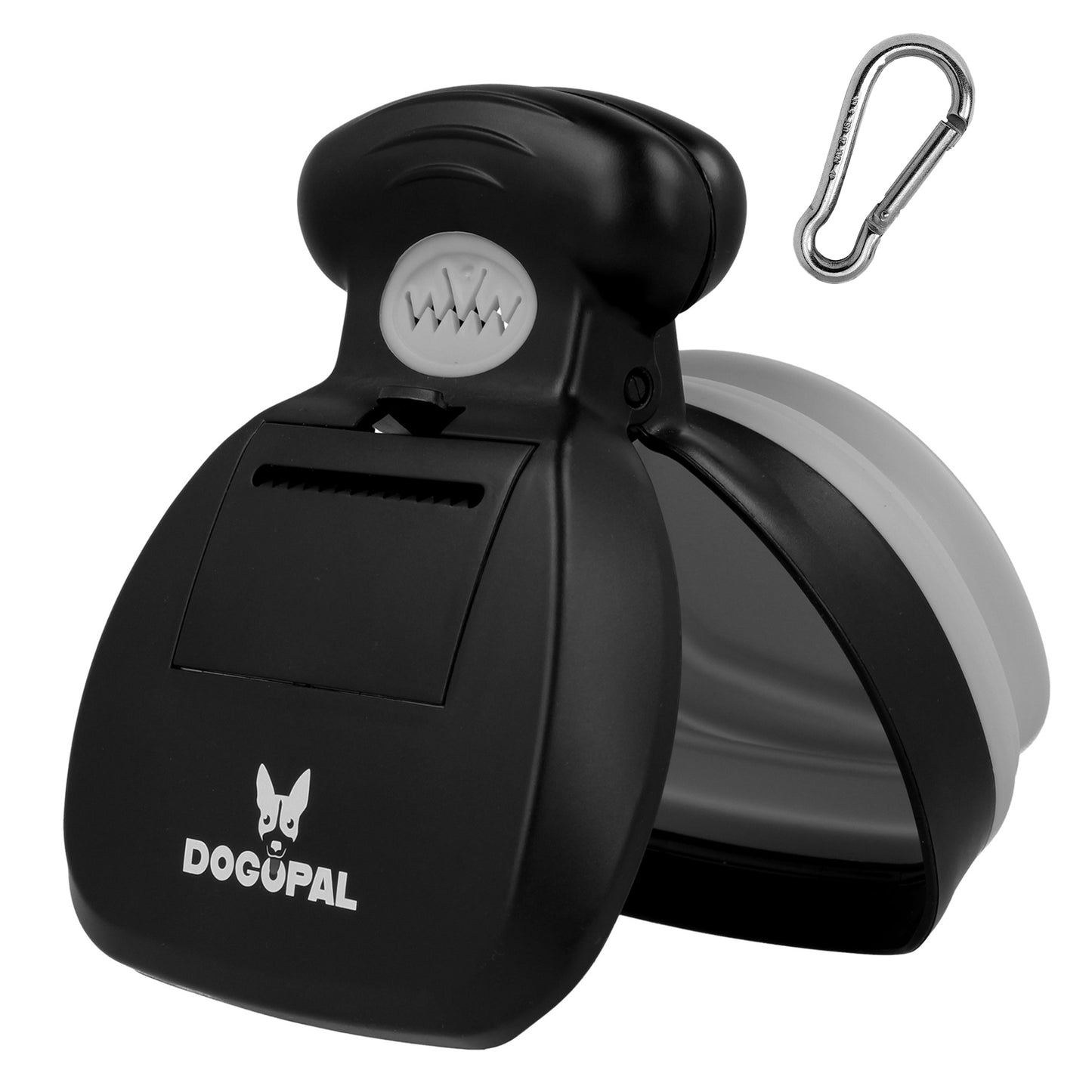 DOGOPAL Pooper Scooper – MEDIUM - Easy Pick-Up Adjustable Clasp Poop Scoop with Squeezable Handle